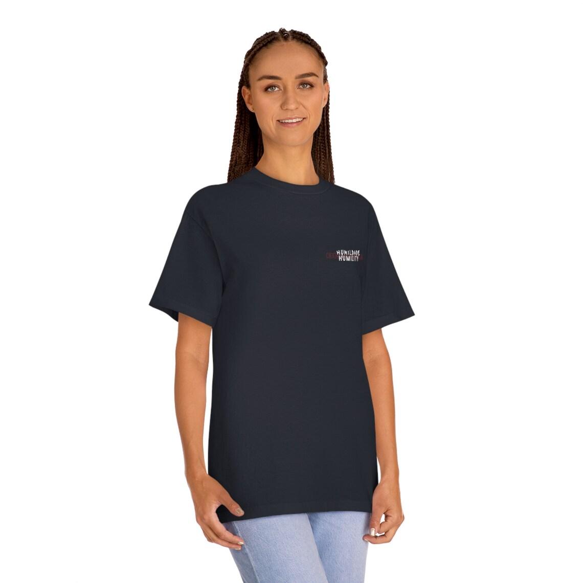 Black Tee: 'Be Humble' Inspirational Shirt view 3