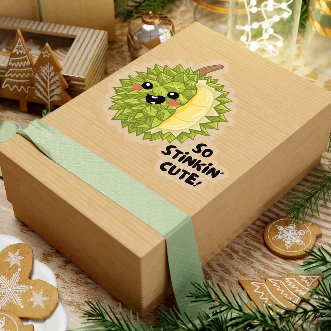 Cute Durian Vinyl Sticker - Indoor Use view 3