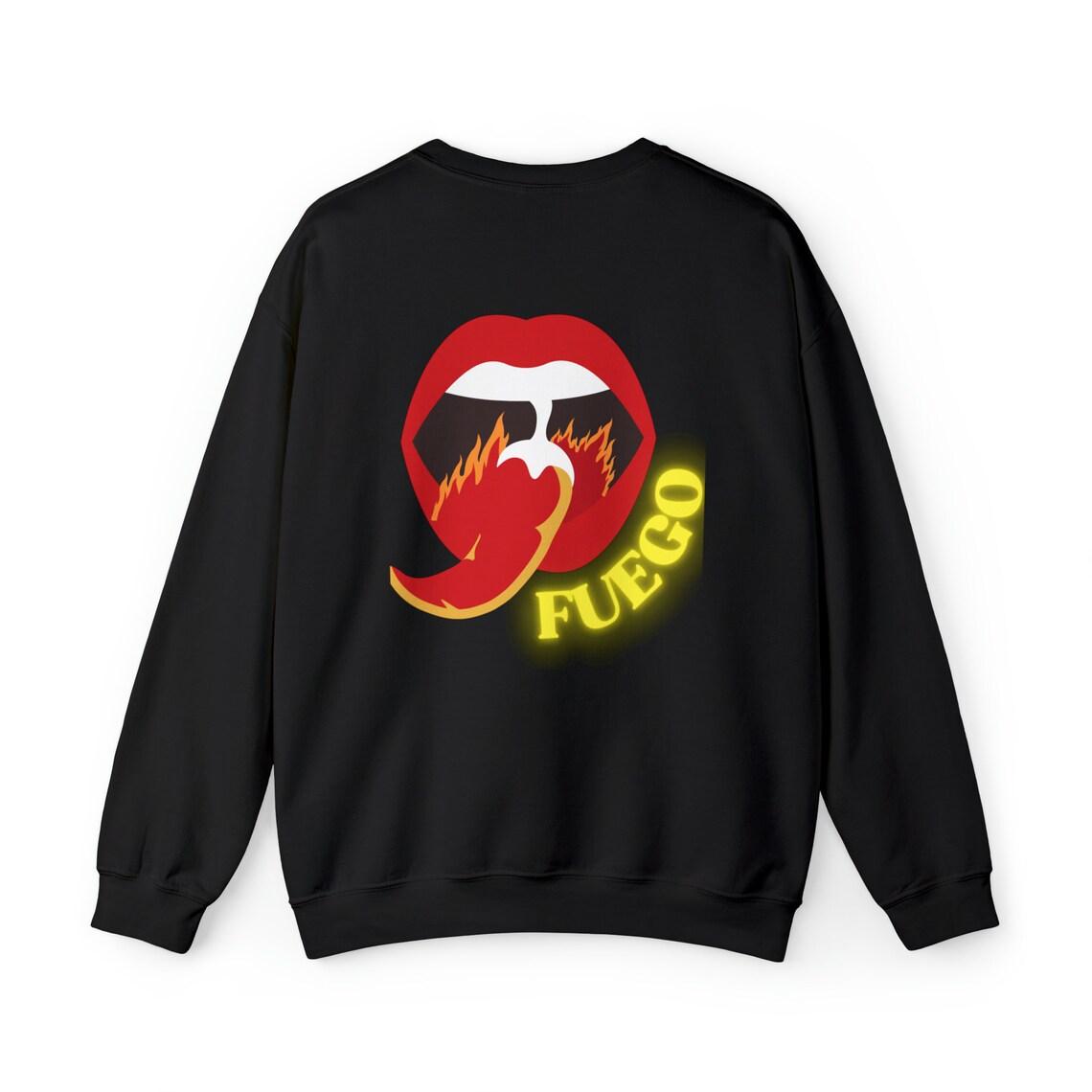 Fuego Design Crewneck Sweatshirt view 2