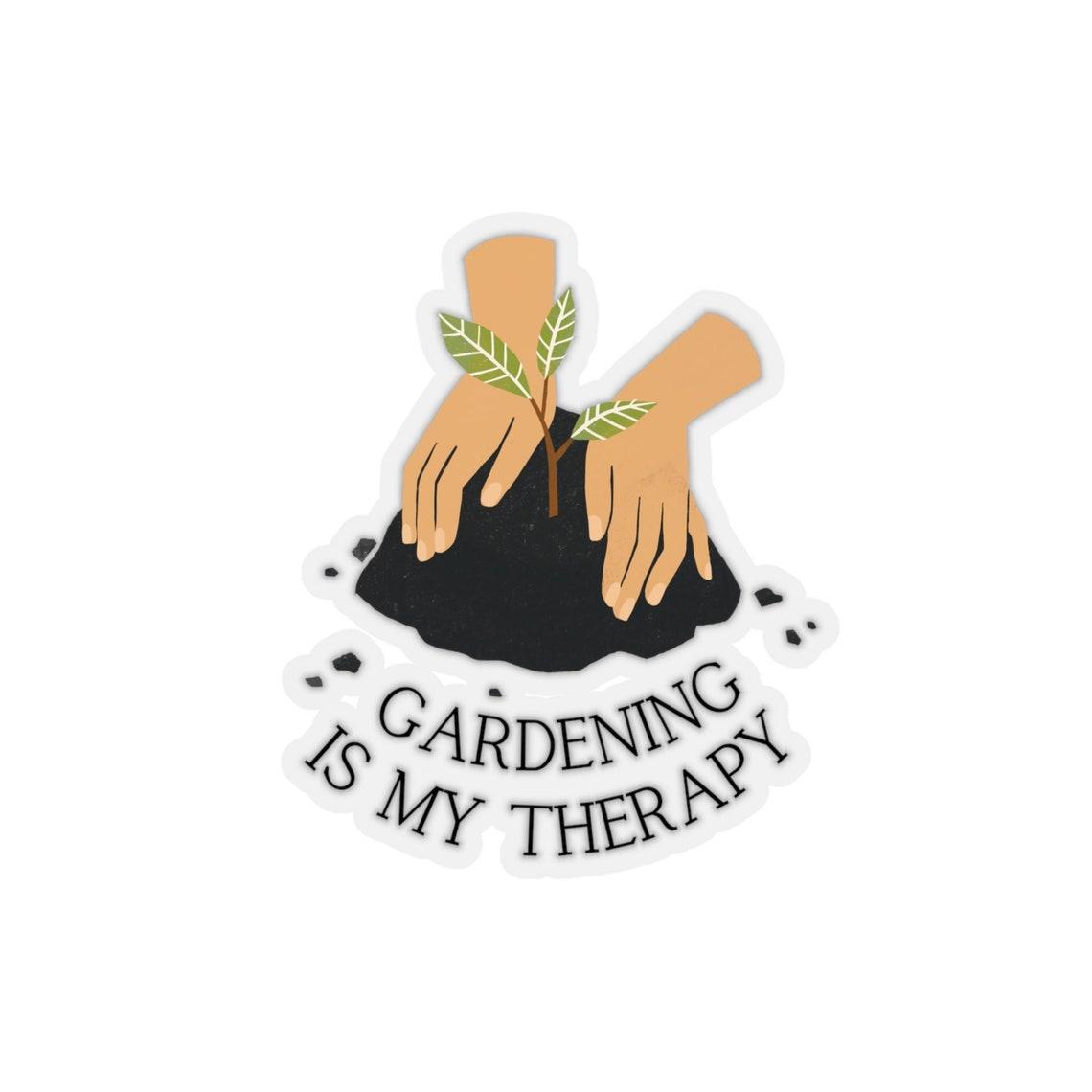 Gardening Is My Therapy Sticker view 9