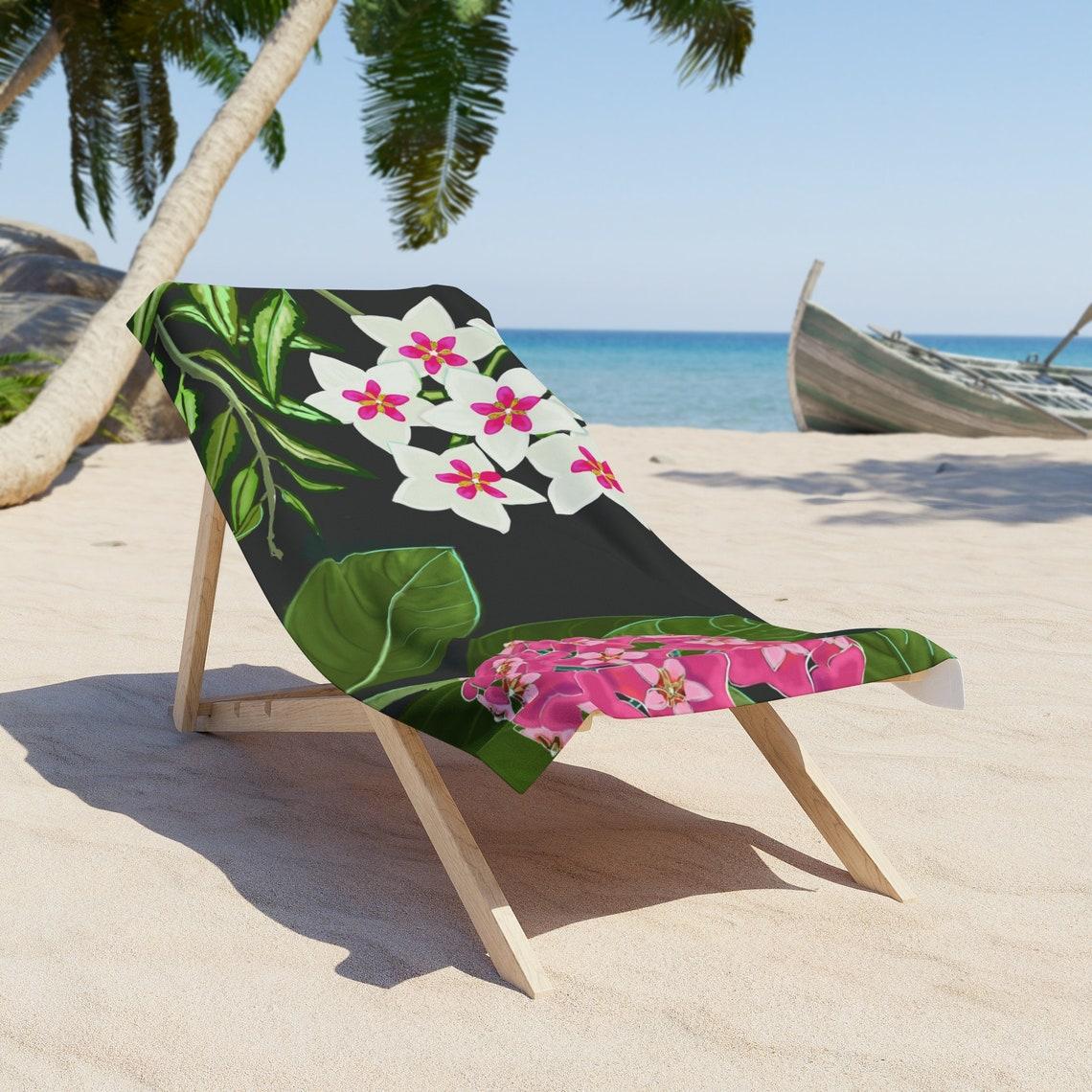 Hoya Plant Beach Towel view 4