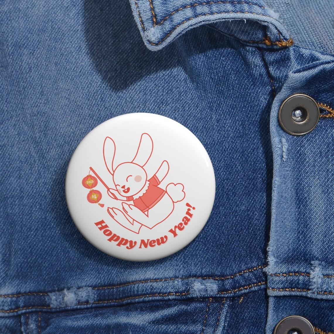 Lunar New Year Pin Buttons view 4