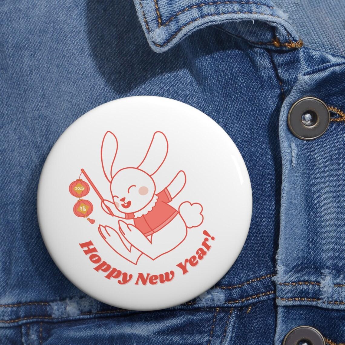 Lunar New Year Pin Buttons view 6