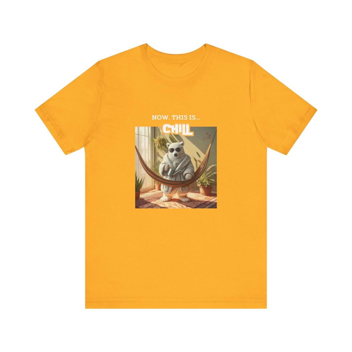 Now This Is... Chill / Polar bear, house plants design Tee view 2