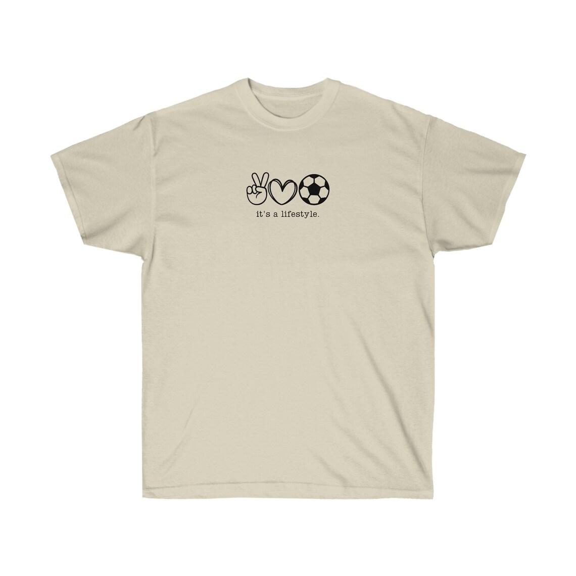 Peace, Love, & Football Tee view 9