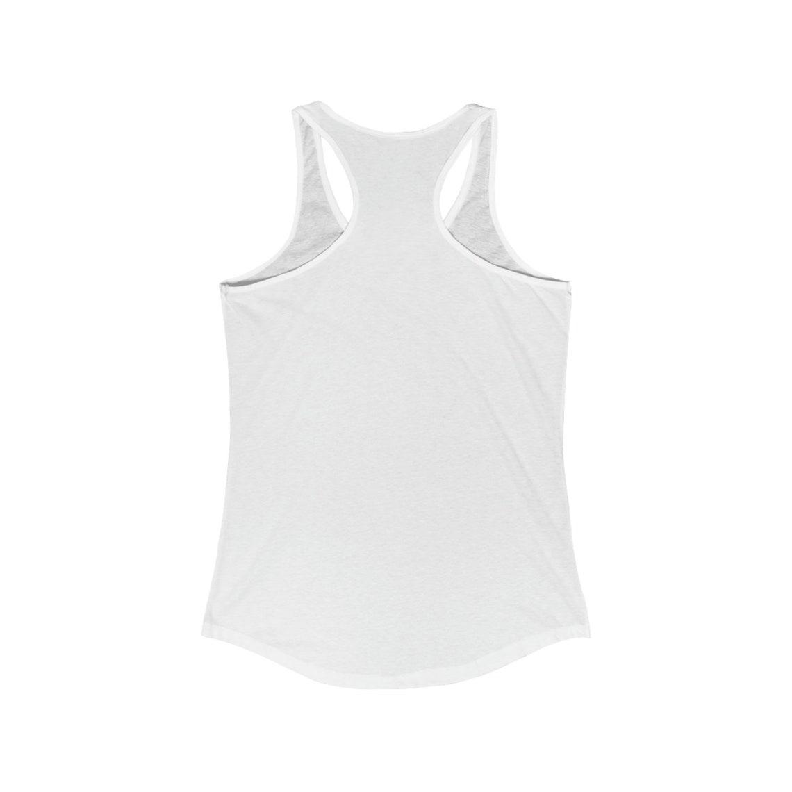 Plant Mail Graphic Design Women's Racerback Tank view 2