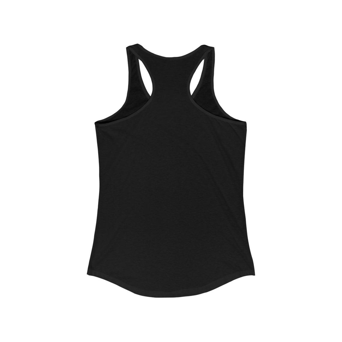 Plant Mail Graphic Design Women's Racerback Tank view 4