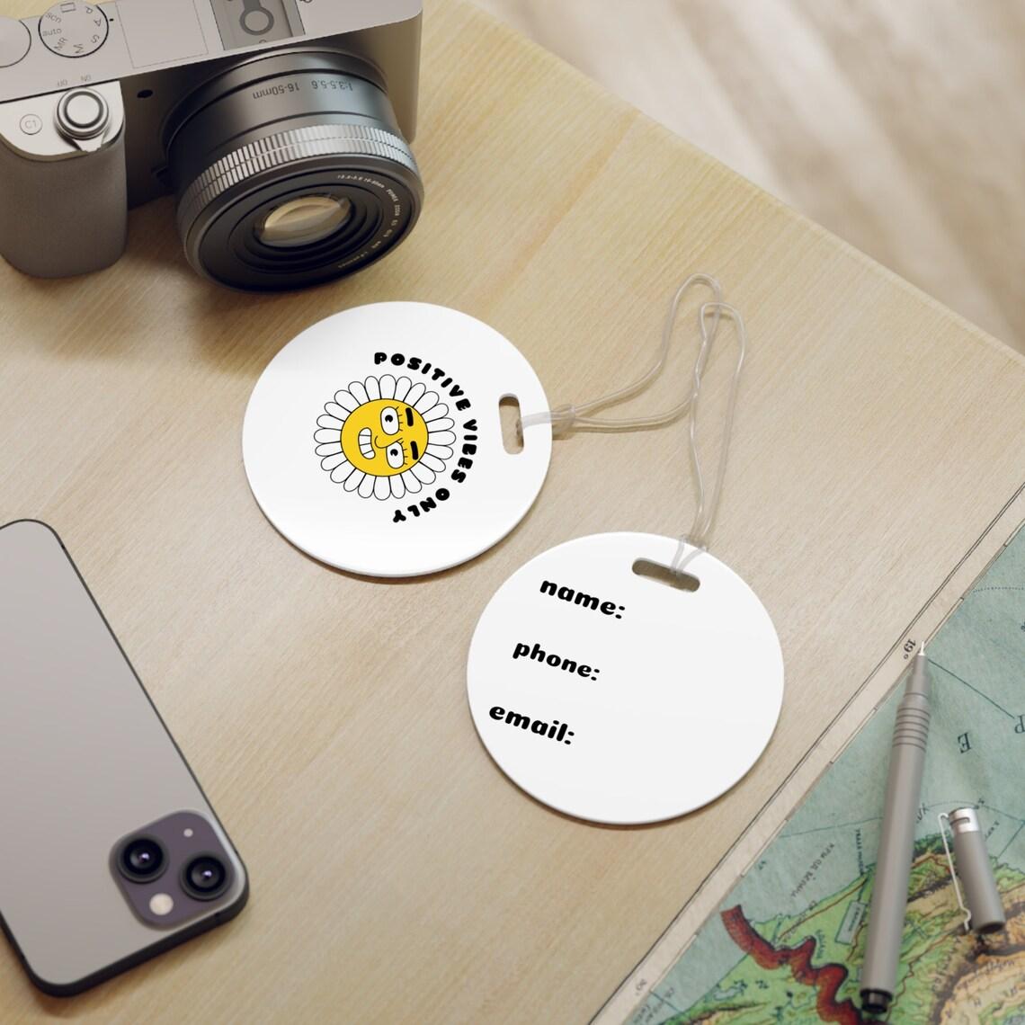 Positive Vibes Only Luggage Tags view 10