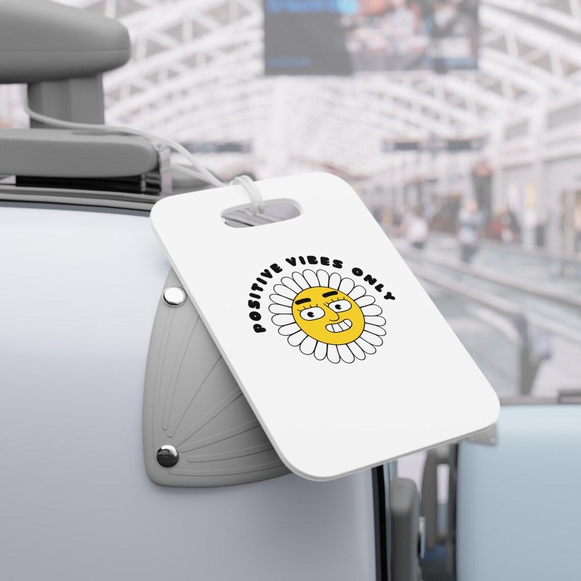 Positive Vibes Only Luggage Tags view 4