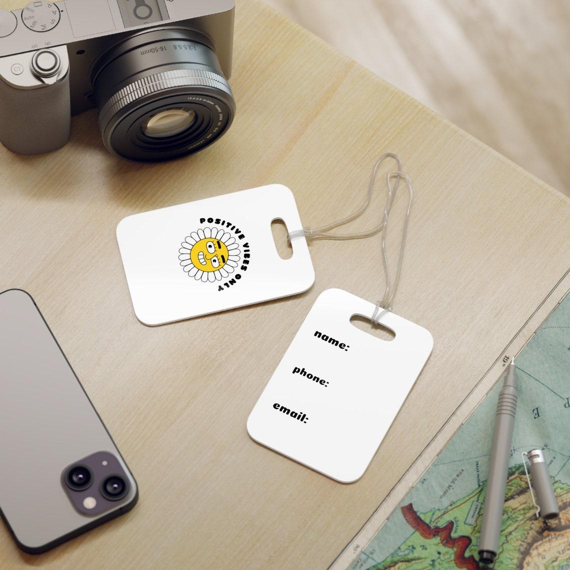Positive Vibes Only Luggage Tags view 5
