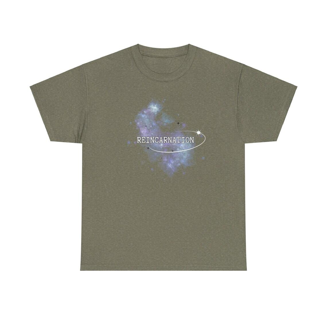 Reincarnation Unisex Heavy Cotton Tee view 4