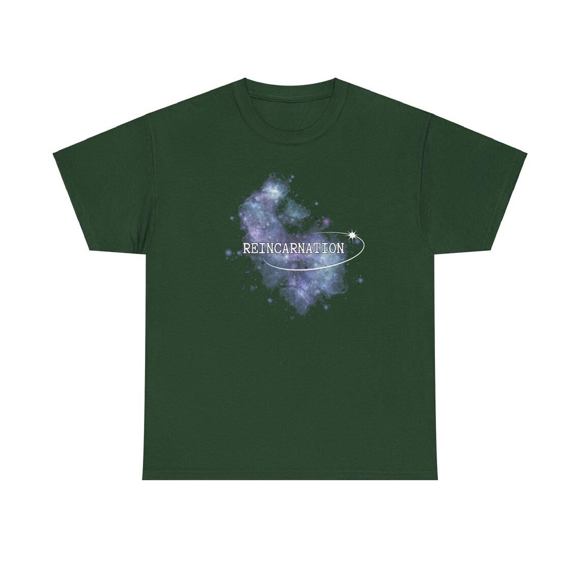 Reincarnation Unisex Heavy Cotton Tee view 5