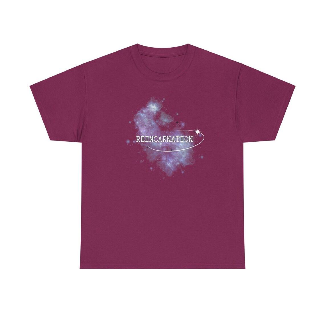 Reincarnation Unisex Heavy Cotton Tee view 9
