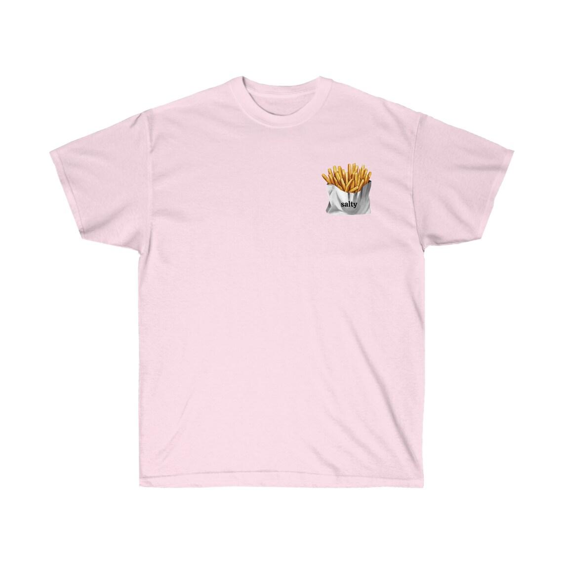 Salty Fries Funny Unisex Ultra Cotton Tee view 2