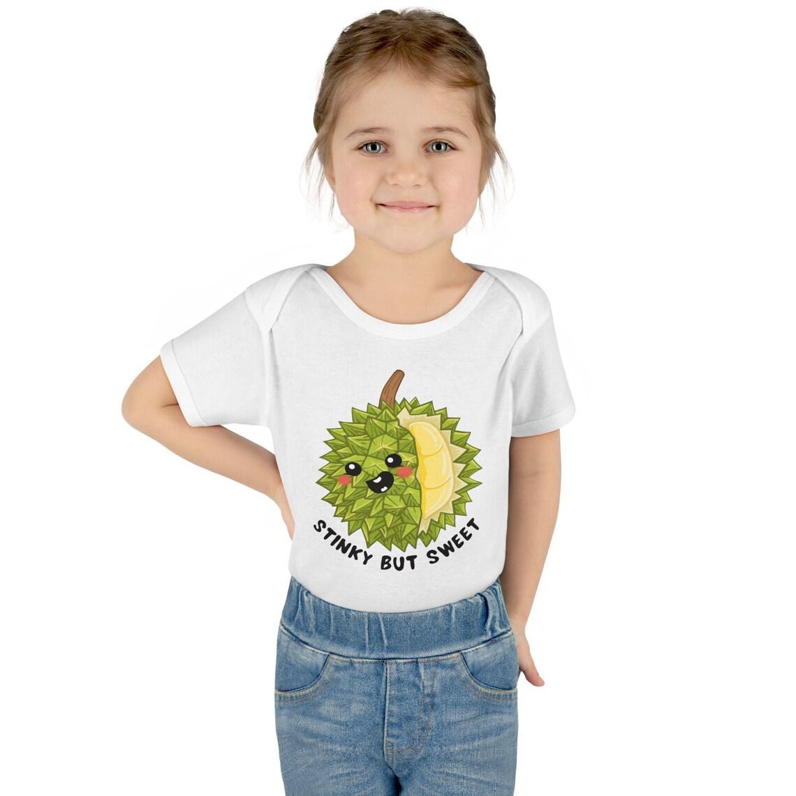 Stinky But Sweet Durian Infant Baby Rib Bodysuit view 4