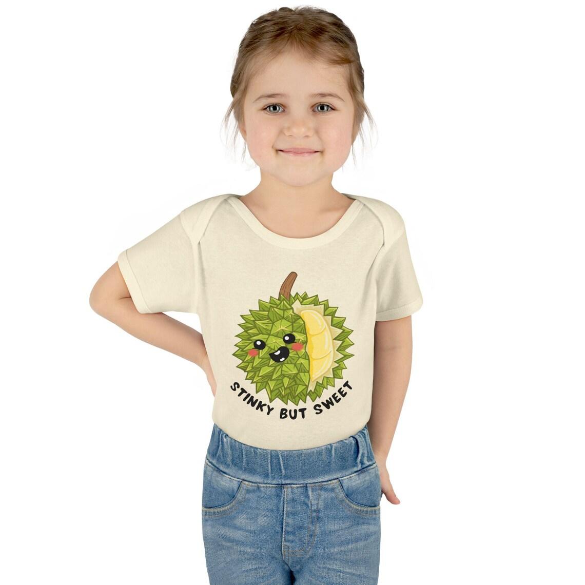 Stinky But Sweet Durian Infant Baby Rib Bodysuit view 8