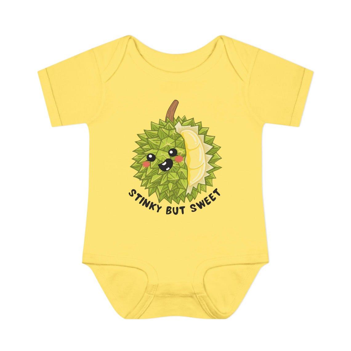 Stinky But Sweet Durian Infant Baby Rib Bodysuit view 9