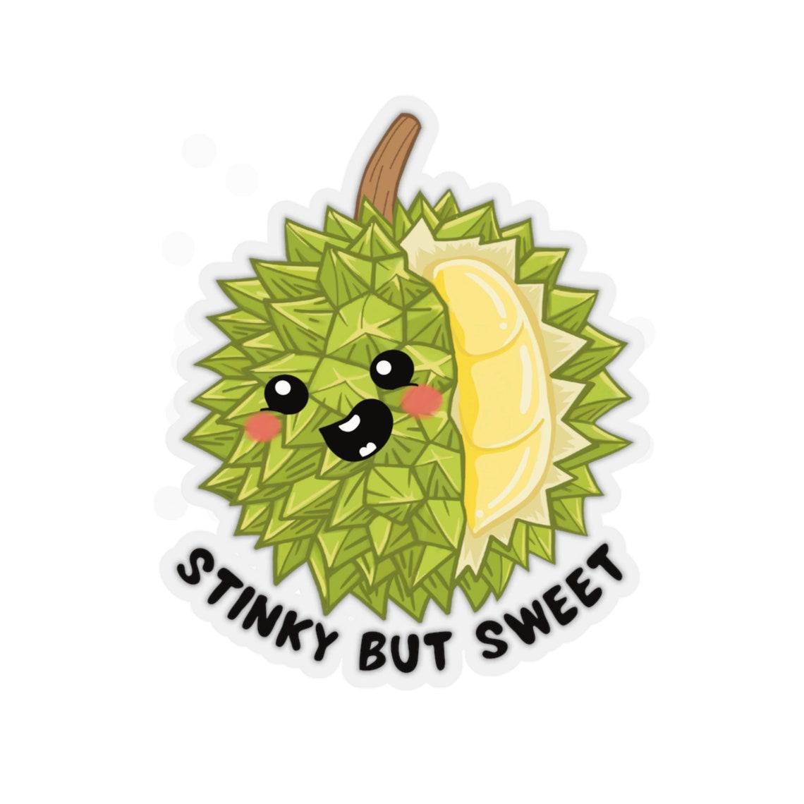 Stinky But Sweet Durian Sticker view 7