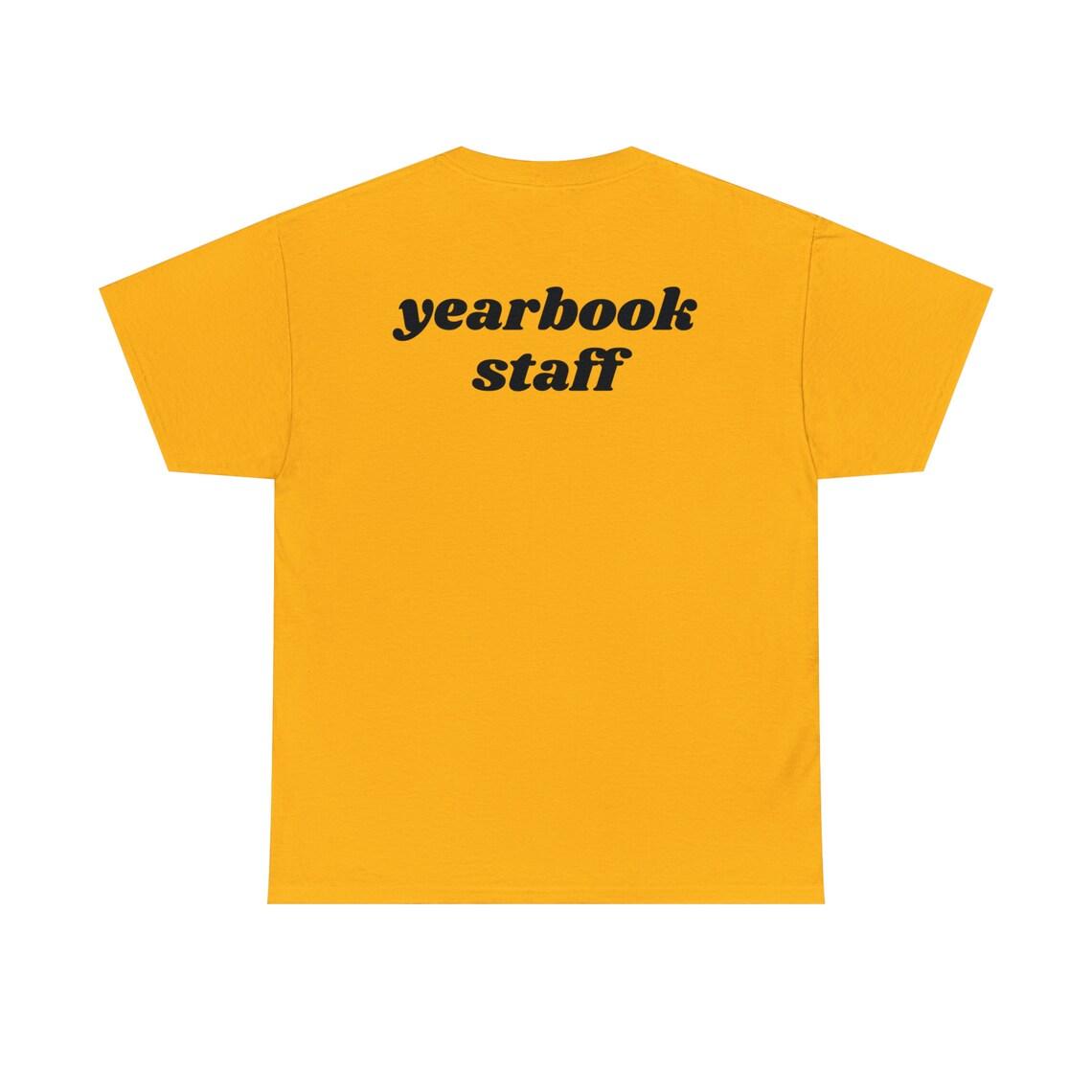 YEARBOOK STAFF Unisex Heavy Cotton Tee view 3