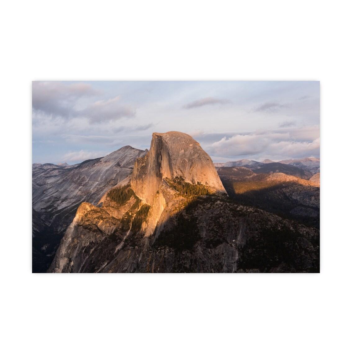 Yosemite Half Dome Vertical and Horizontal Matte Posters view 2