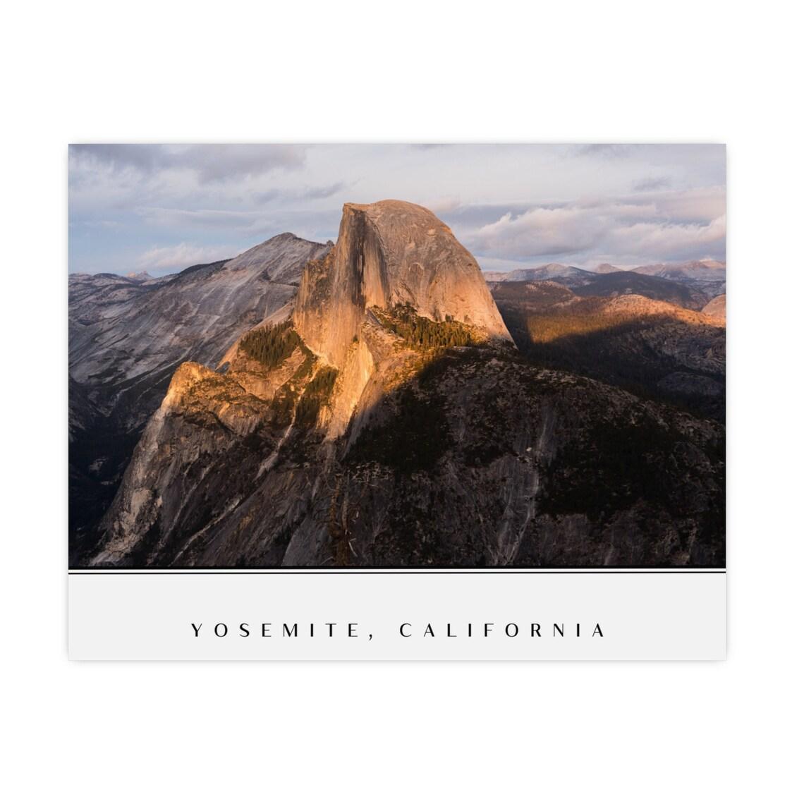 Yosemite Half Dome Vertical and Horizontal Matte Posters view 5