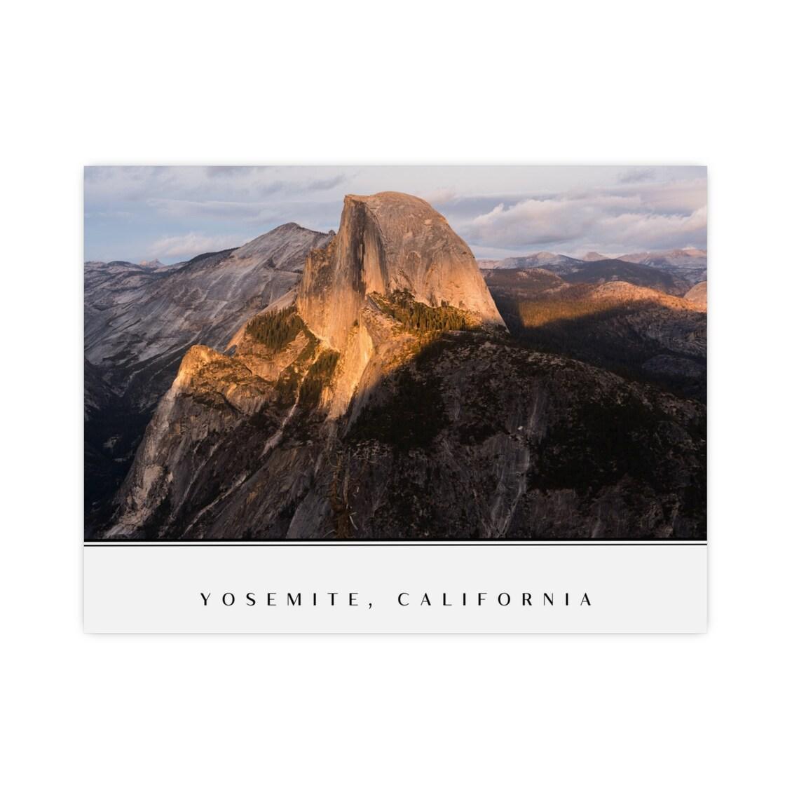 Yosemite Half Dome Vertical and Horizontal Matte Posters view 6