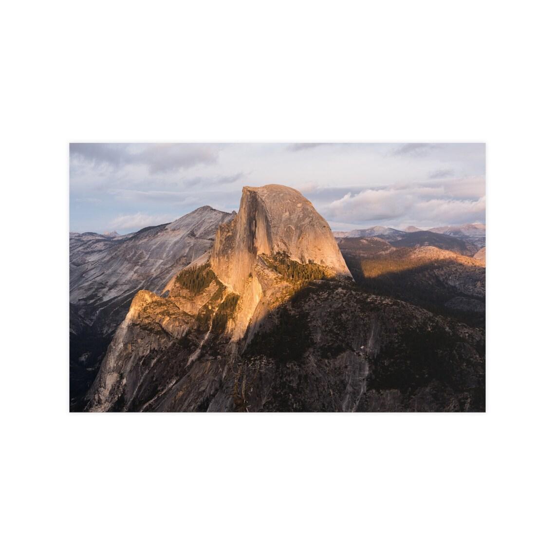 Yosemite Half Dome Vertical and Horizontal Matte Posters view 7