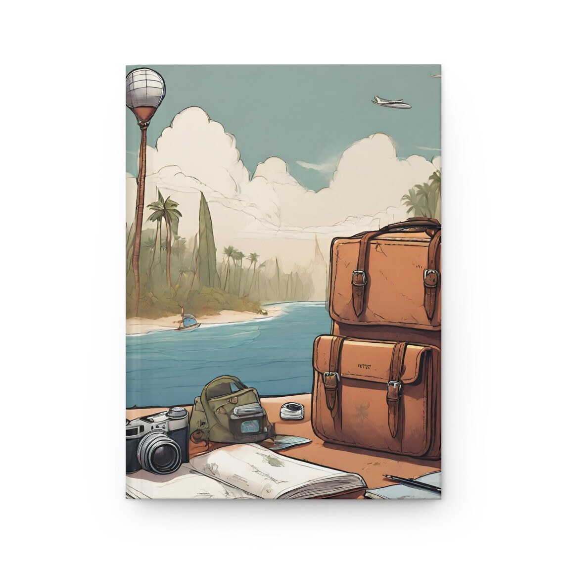 Hardcover Travel Journal – Stunning Cover Design, Adventure Companion